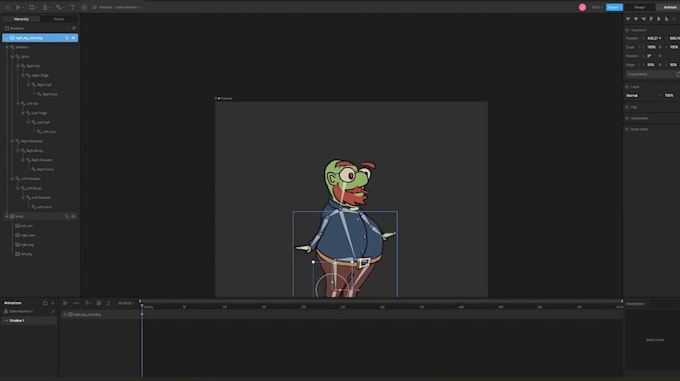 create interactive rive and lottie animations for web