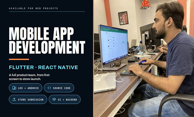 do mobile app development, ios, android, flutter, ai app
