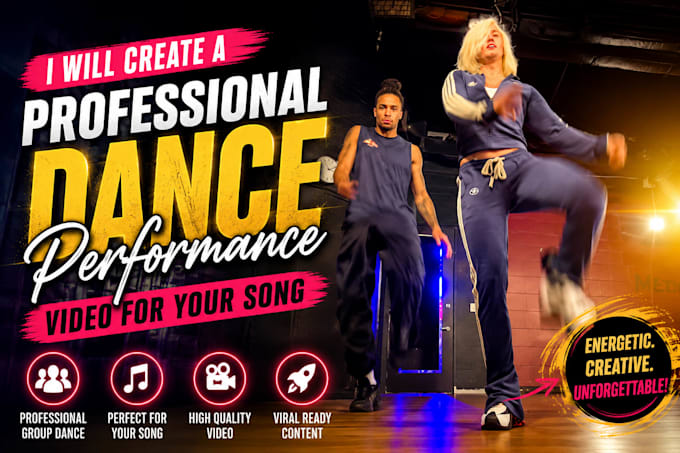 create a professional dance performance video for your song