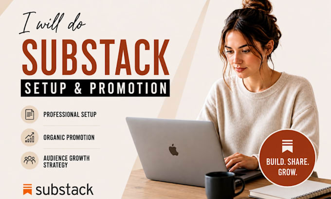 do substack setup and organic substack promotion