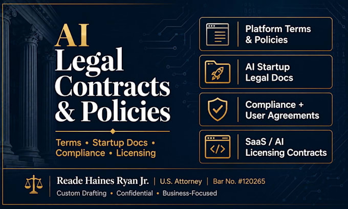 draft ai software licensing and saas platform contracts