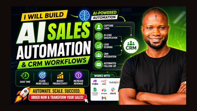 build ai sales automation and CRM workflows