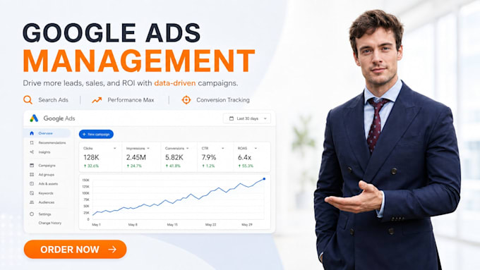 set up, manage and optimize google ads PPC campaigns