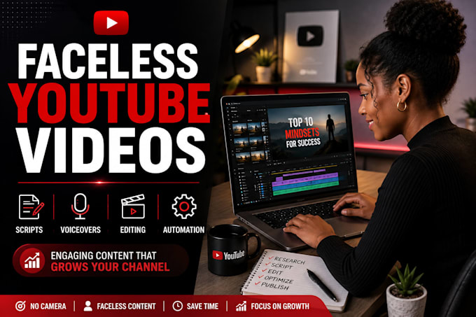 create faceless youtube video and automate your content workflow