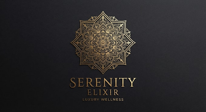 design an elegant mandala logo for your brand