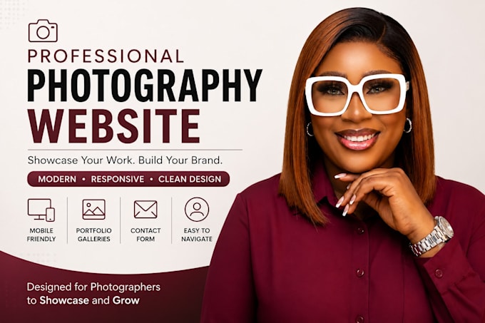 design a professional photography website