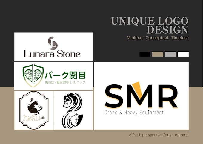 a unique minimalist logo