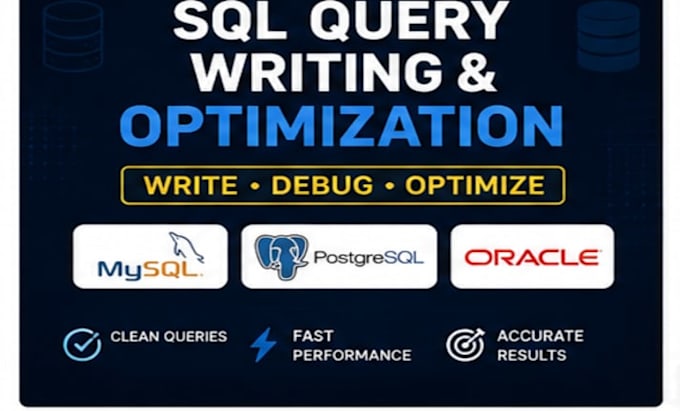 write, fix, and optimize sql queries for your database