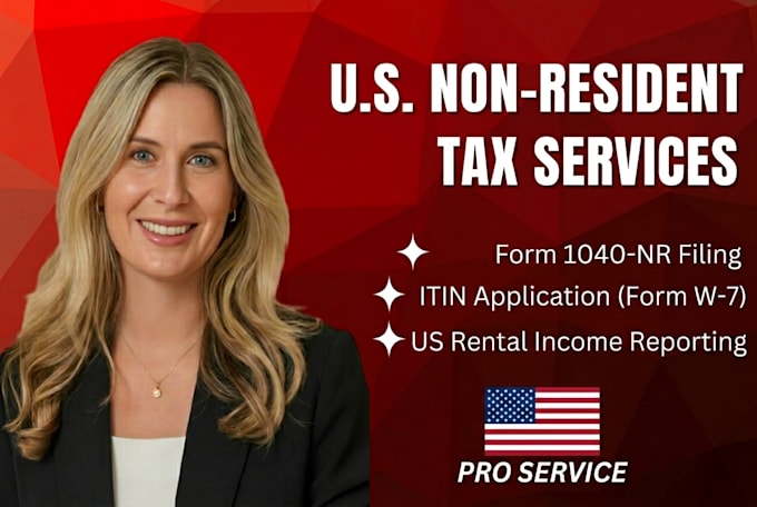 file US non resident tax return 1040nr, itin application w7