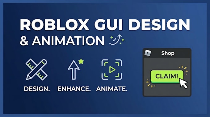 design or enhance your roblox gui