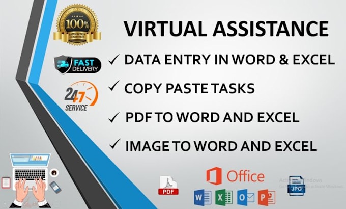 do fast typing, ms office work, and inpage urdu composing