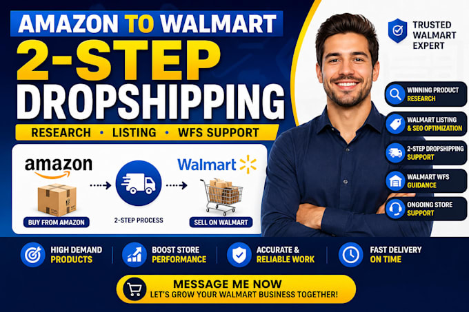do amazon to walmart 2 step dropshipping and walmart wfs