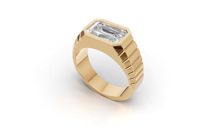 design mens ring cad models for 3d printing