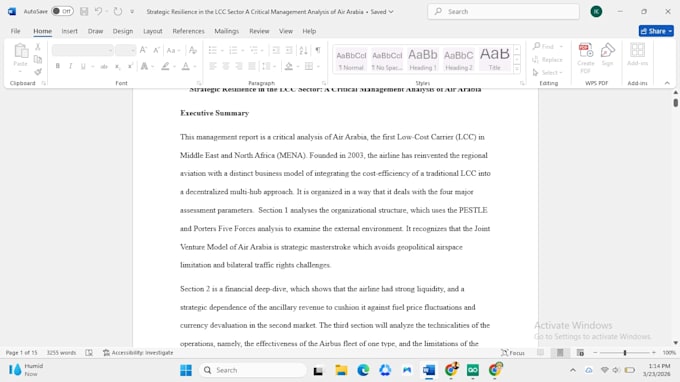 do finance and investment analysis