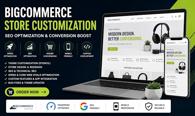 customize optimize your bigcommerce store for SEO and conversions