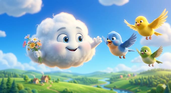 create 3d animated children story videos and book trailers