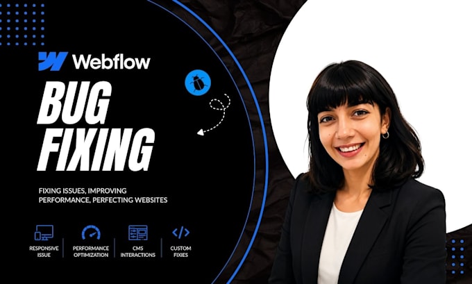 fix bugs and issues on your webflow website quickly