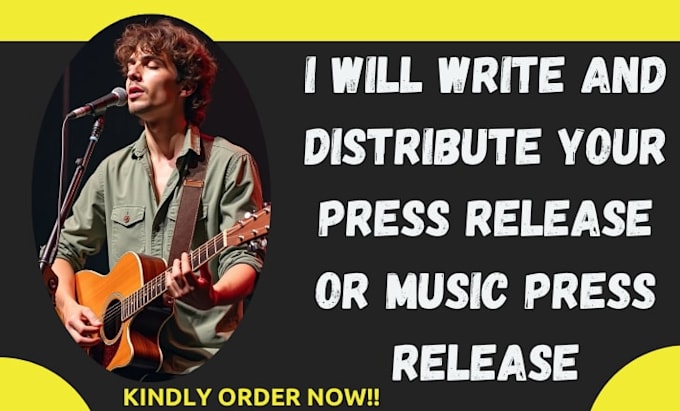 write and distribute your press release or music press release