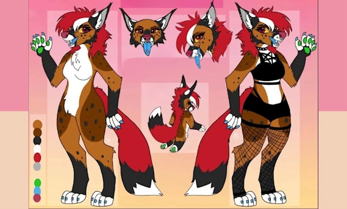 furry reference sheet fursona ref sheet anthro ref sheet nsfw anime ref sheet oc