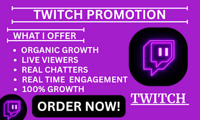 promote your twitch or kick channel organically