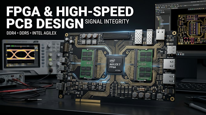 design fpga pcb with intel altera ddr4 ddr5 and high speed interfaces