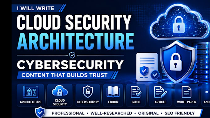 write cloud security, zero trust, and cybersecurity content, architecture guide