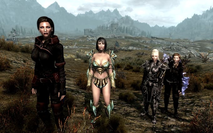 create a custom skyrim mod with animation weapon armor clothes for game mods