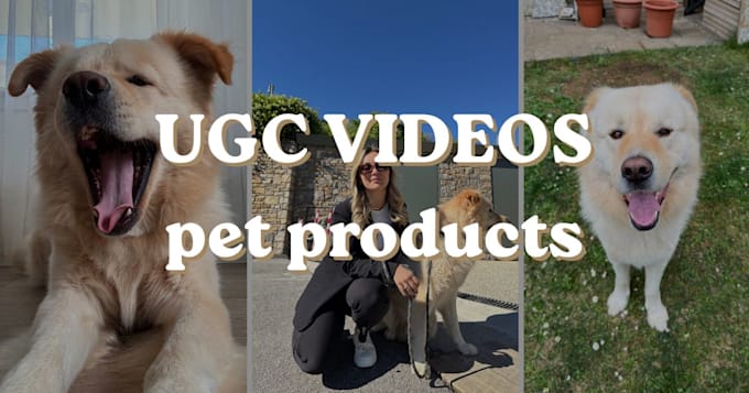 create ugc video for your pet product