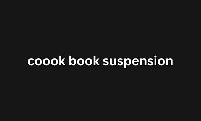 do cookbook suspension for you