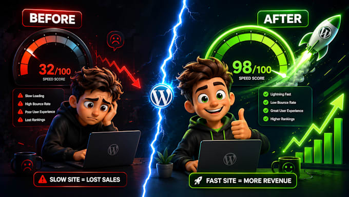 optimize wordpress website speed to fix load time issues