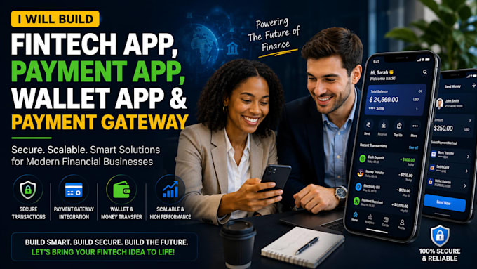 build fintech, payment and wallet apps