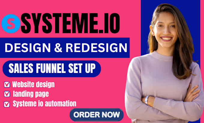 build systeme io landing page systeme io sales funnel systeme io website