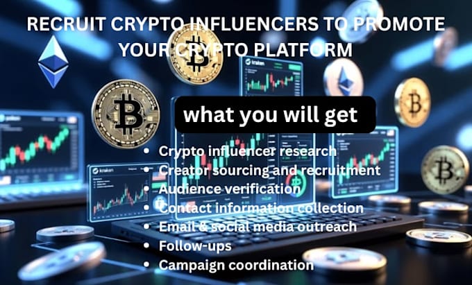 recruit crypto influencers to promote your crypto platform
