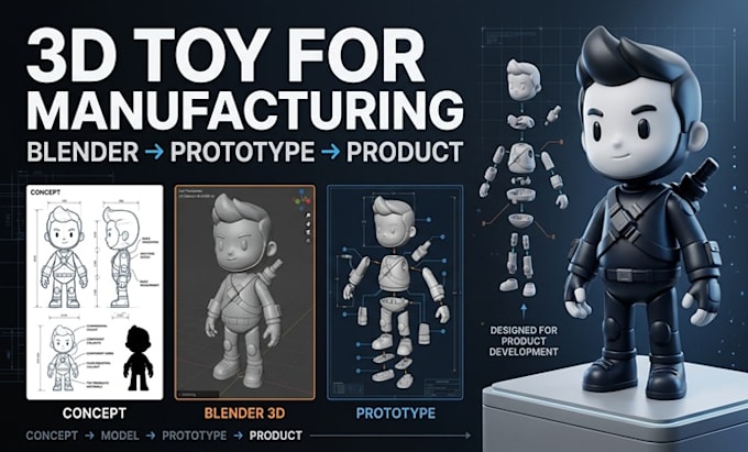 design 3d toy cad model for manufacturing 3d prototype toy model 3d printing toy