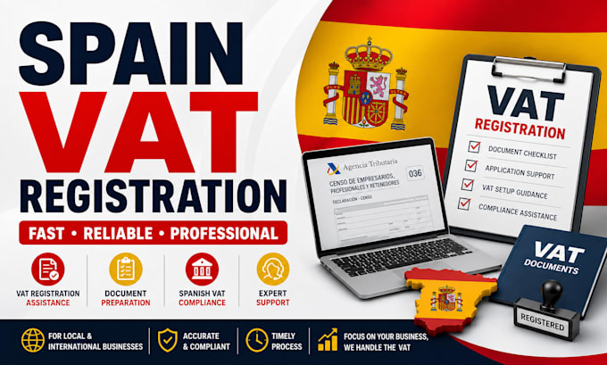 assist with spain vat registration and spanish eu vat compliance setup