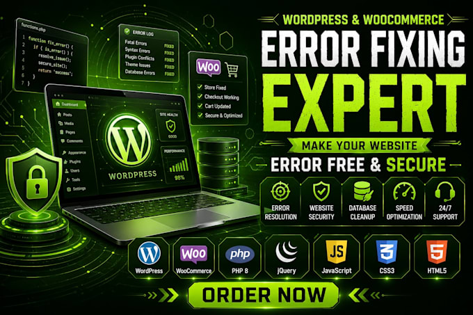 fix wordpress login issues and admin errors