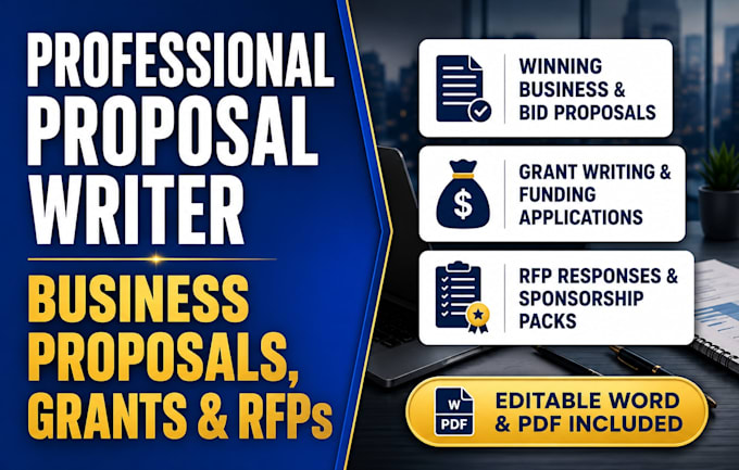 write winning business proposal grant proposal rfp or sponsorship bid study case