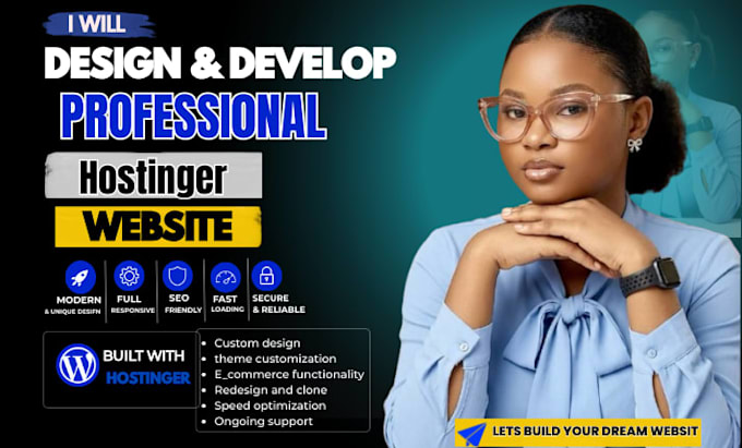 hostinger website design, redesign hostinger website design hostinger website
