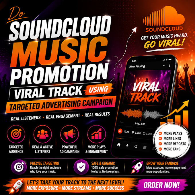 do soundcloud music promotion viral track using targeted advertising campaign