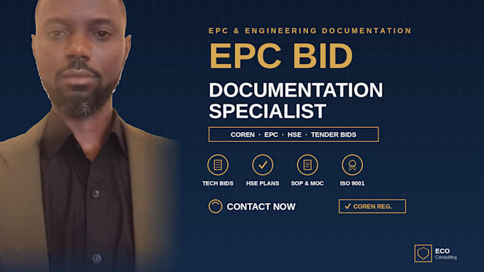 provide epc, technical bid, hse document, engineering management