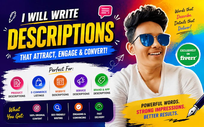 write stunning ecommerce product descriptions that sell