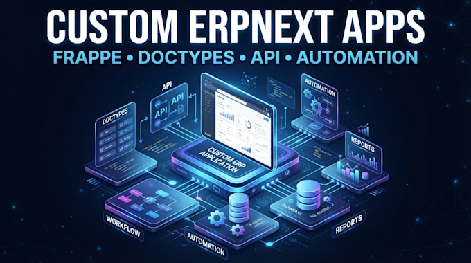 develop custom erpnext module, doctype app and frappe solution