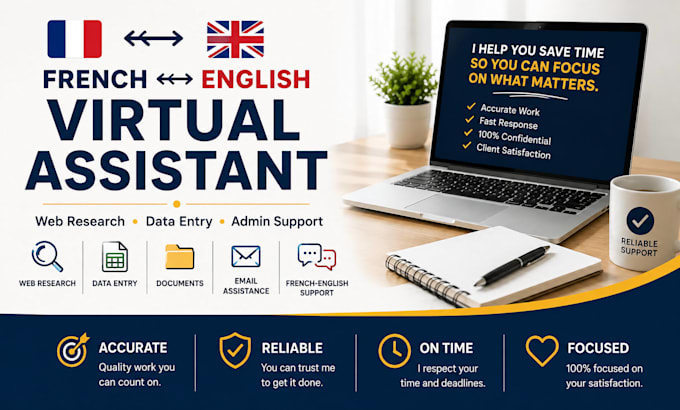 be your bilingual french english virtual assistant