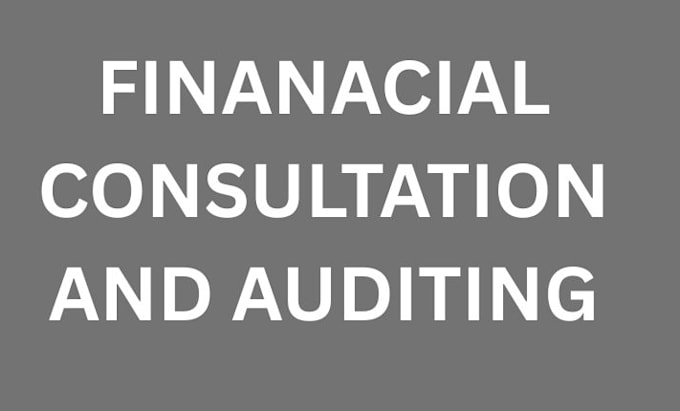 do financial modeling financial consultation