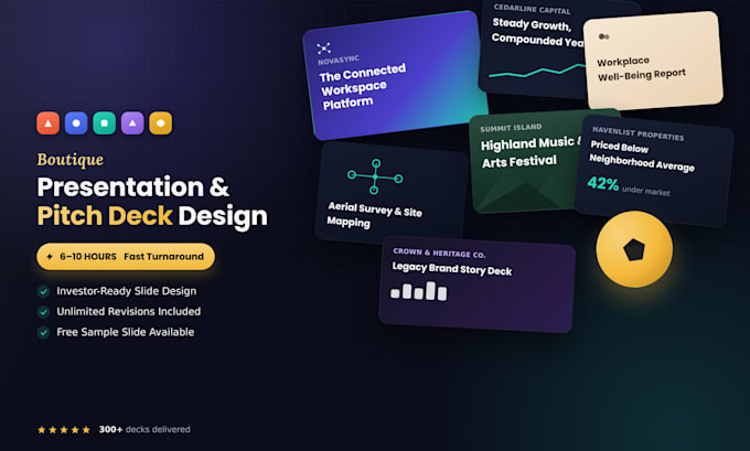 design or redesign investor pitch deck powerpoint presentation google slides