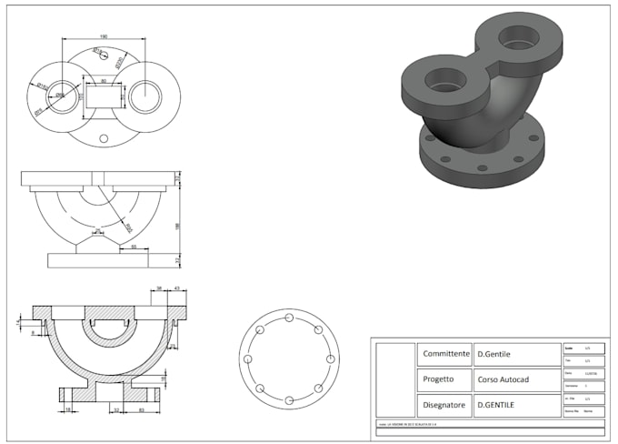 create professional 2d technical drawings and 3d modeling in autocad