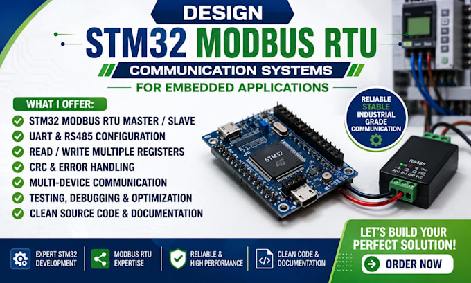 design stm32 modbus rtu communication systems for embedded applications