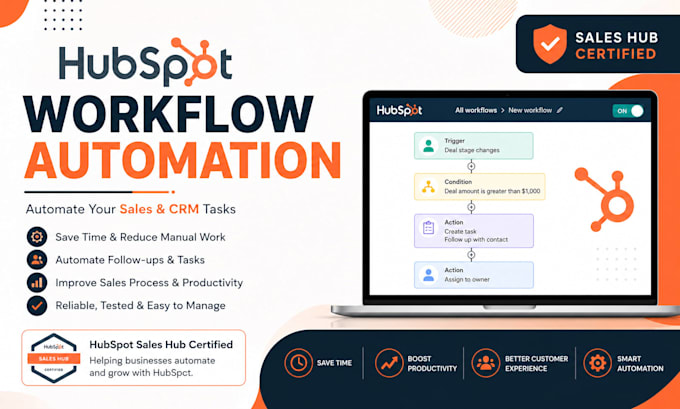 set up hubspot workflow automation for your sales process