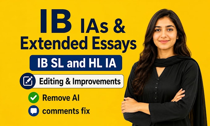 offer ib ias and extended essays editing and improvements