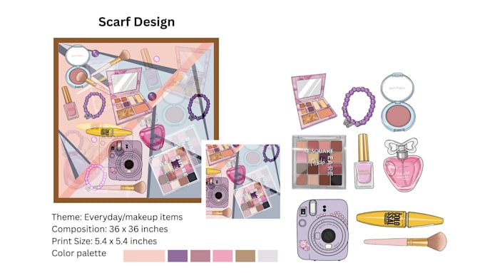 create custom textile and surface pattern design